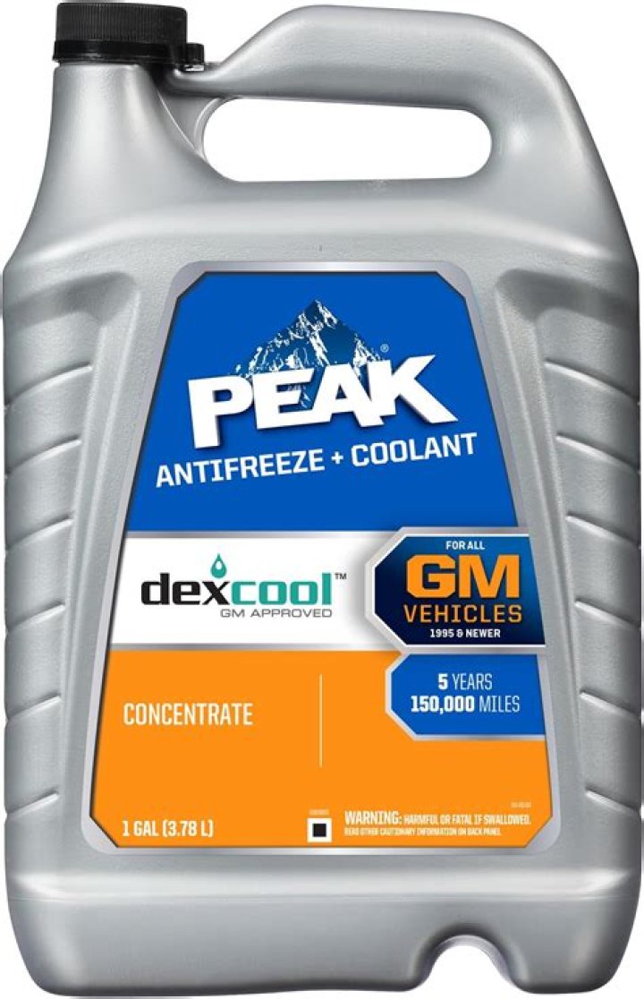 Can you use Peak antifreeze with Dexcool?