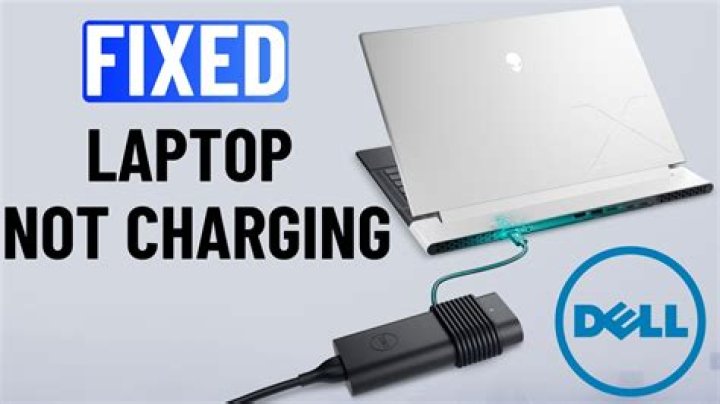 How do I fix my Dell laptop plugged in but not charging?