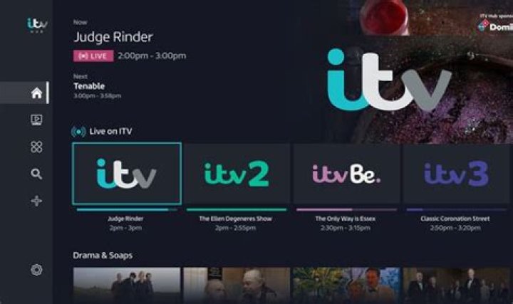 How do I set my region on ITV Hub?