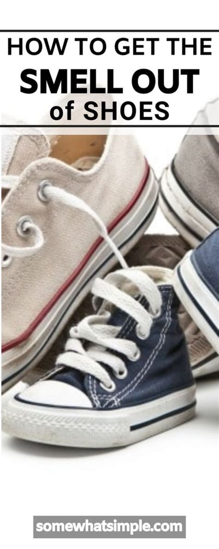 How do you get the stinky smell out of shoes?