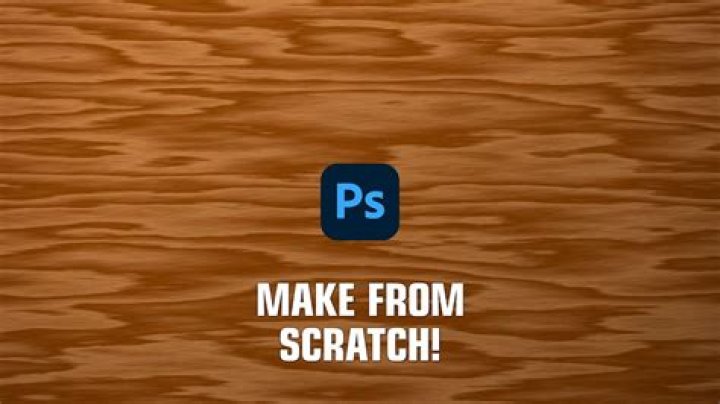 How do you make wood grain effect in Photoshop?
