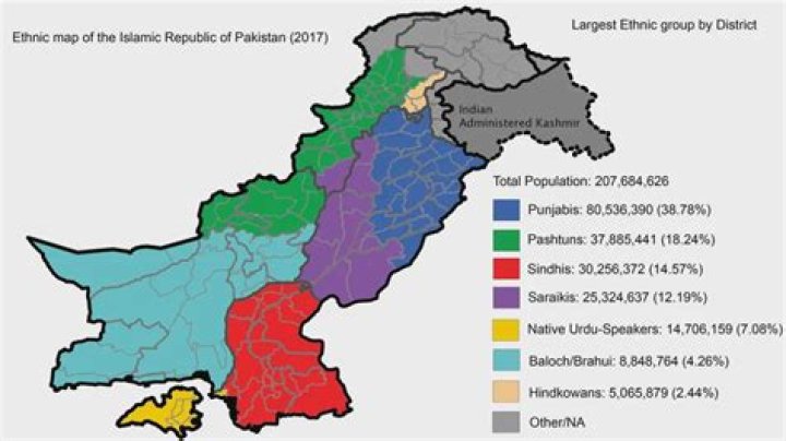How many Punjabis live in Afghanistan?