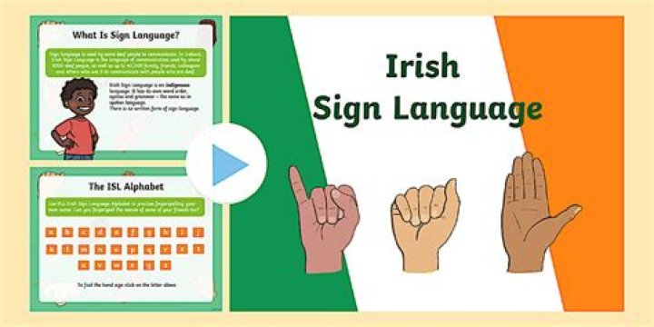 Is Irish sign language similar to ASL?