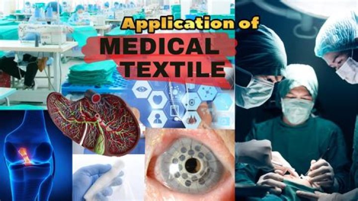 What are three examples of medical textiles?