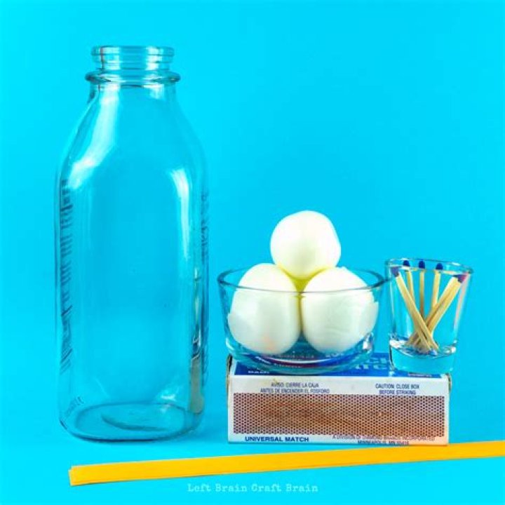 What bottle do you use for eggs in a bottle experiment?