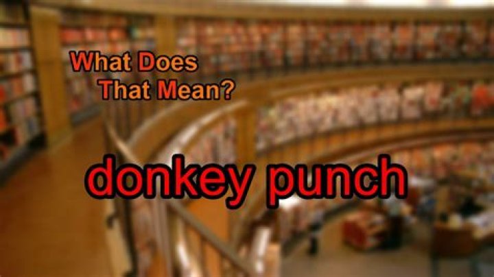 What does punch slang mean?