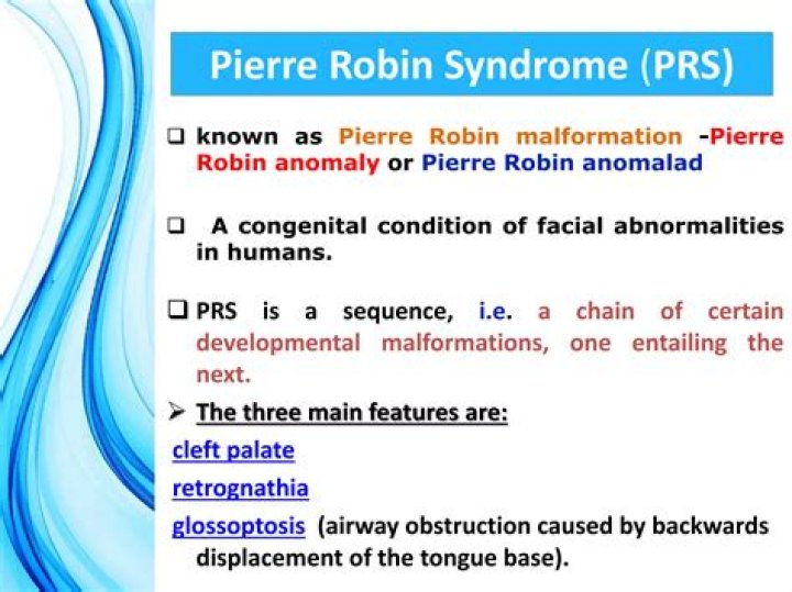 What is Pierre Robin sequence syndrome?