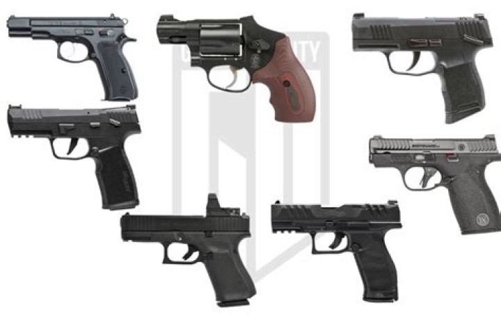 What is the most popular handgun used in movies?