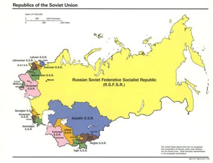 What nations were part of the Soviet Union?