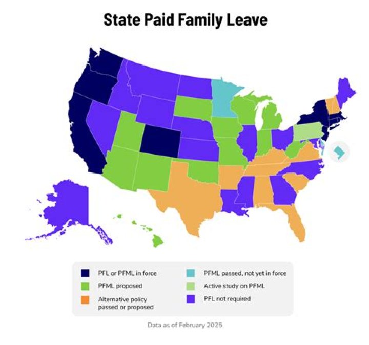 Which states offer family leave 2021?