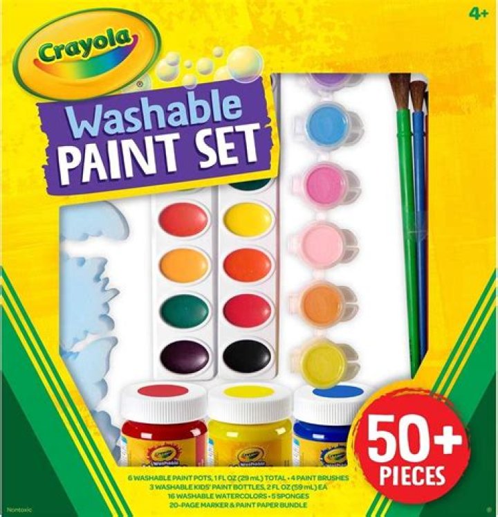 Will Crayola washable paint come off glass?